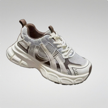 Ženske platforme dad shoes, prozračne, s vezicama, niski gornji dio, okrugli vrh
