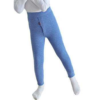 Gyerekeknek téli hosszú termo nadrág fleece-belsővel, magas derekú, 90% poliészter