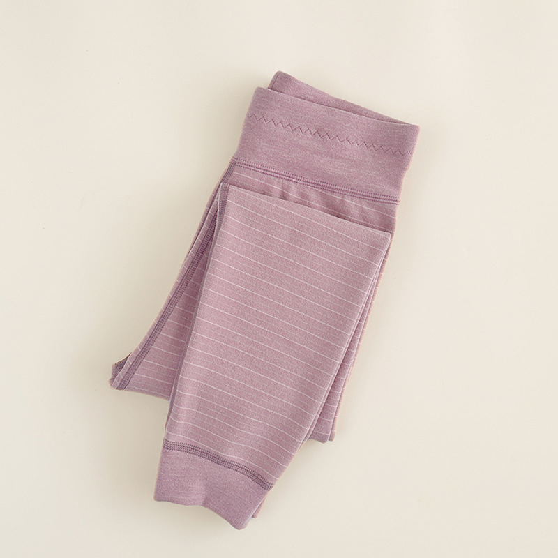 Gyerekeknek téli hosszú termo nadrág fleece-belsővel, magas derekú, 90% poliészter