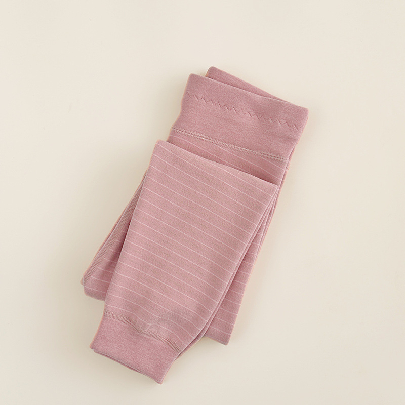 Gyerekeknek téli hosszú termo nadrág fleece-belsővel, magas derekú, 90% poliészter