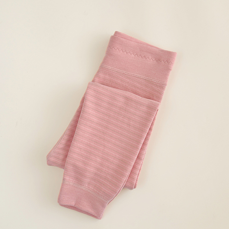 Gyerekeknek téli hosszú termo nadrág fleece-belsővel, magas derekú, 90% poliészter