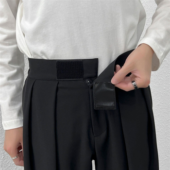 Ανδρικά παντελόνια, ίσια γραμμή, χειμωνιάτικα, 90% πολυεστέρας, μικροελαστικό μείγμα