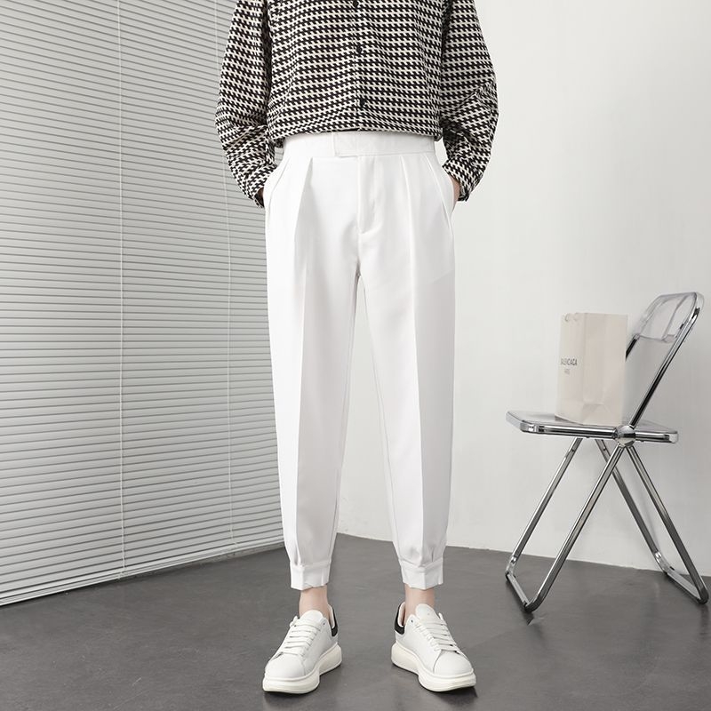 Ανδρικά παντελόνια, ίσια γραμμή, χειμωνιάτικα, 90% πολυεστέρας, μικροελαστικό μείγμα