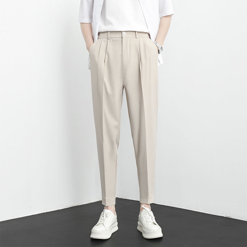 Ανδρικά παντελόνια, ίσια γραμμή, χειμωνιάτικα, 90% πολυεστέρας, μικροελαστικό μείγμα