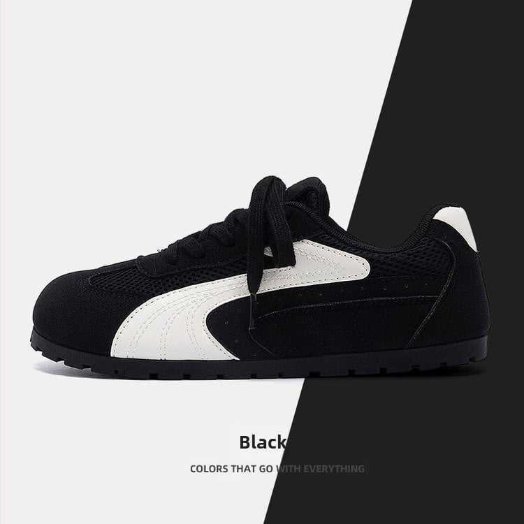 Női edzőcipő, felső rész szuper rostból, belső bőr, gumitalp, kerek orr, fűzős zárás