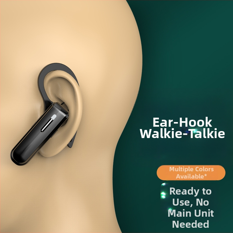 Bezdrôtový interkom s náušnicou, model V168, frekvenčné rozpätie 400–470 MHz, 16 kanálov, dosah až 1,5 km, lítiová batéria 350 mAh