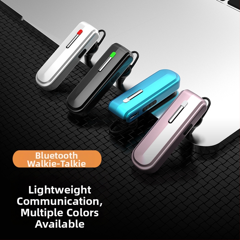 Bezdrôtový interkom s náušnicou, model V168, frekvenčné rozpätie 400–470 MHz, 16 kanálov, dosah až 1,5 km, lítiová batéria 350 mAh