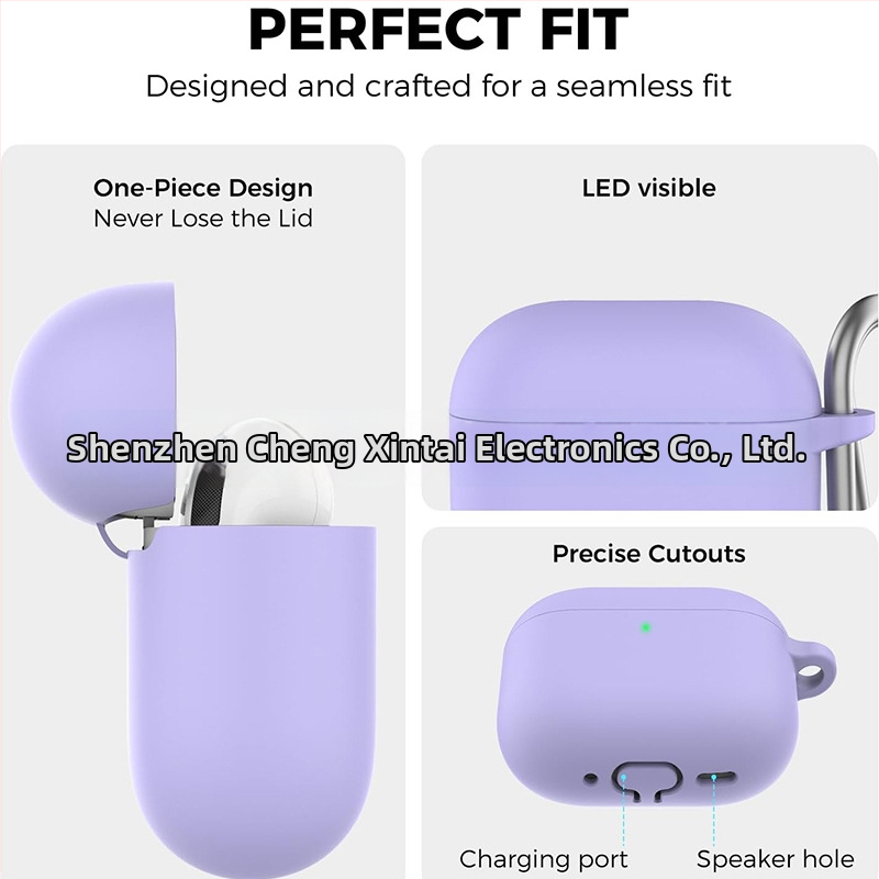 Silikónový ochranný obal na AirPods 4 s čistiacim perom