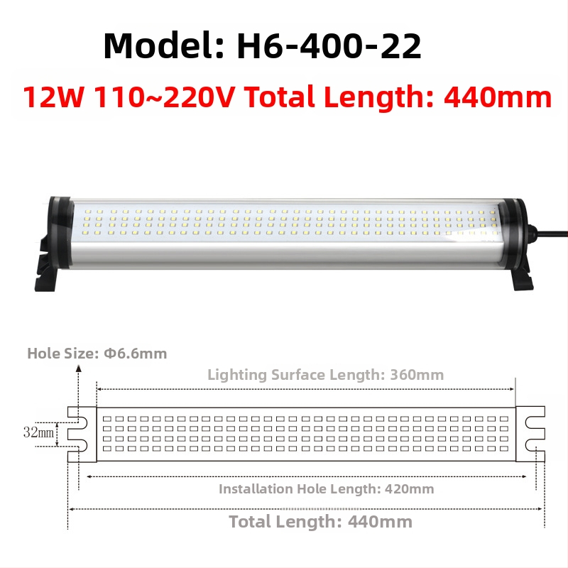 LED αδιάβροχο φως εργασίας CNC τόρνου, 220V, ανθεκτικό σε εκρήξεις