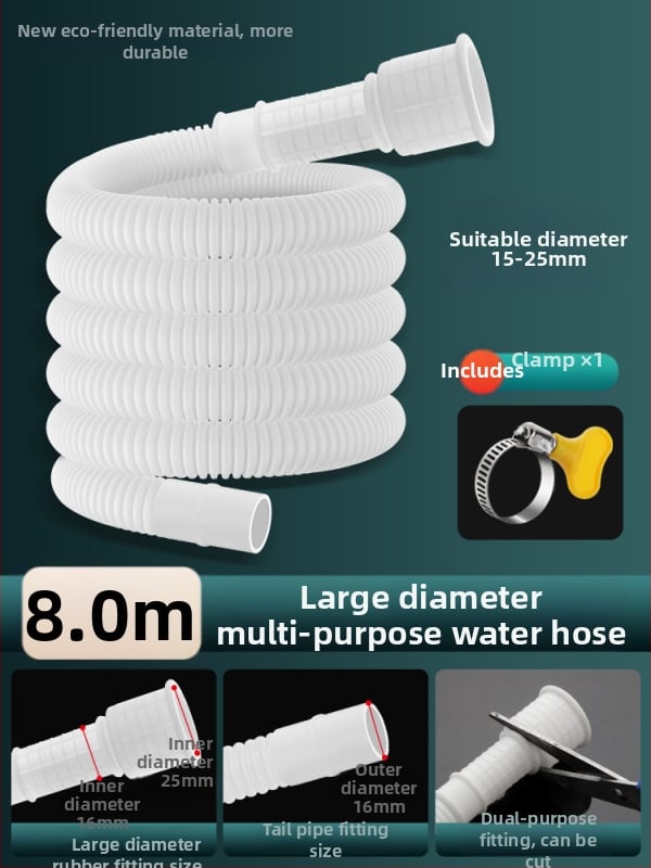 Weifan Țeavă de extindere din ABS pentru apă - furtun de alimentare la robinet și conductă de scurgere pentru aer condiționat, model 02, certificat CE