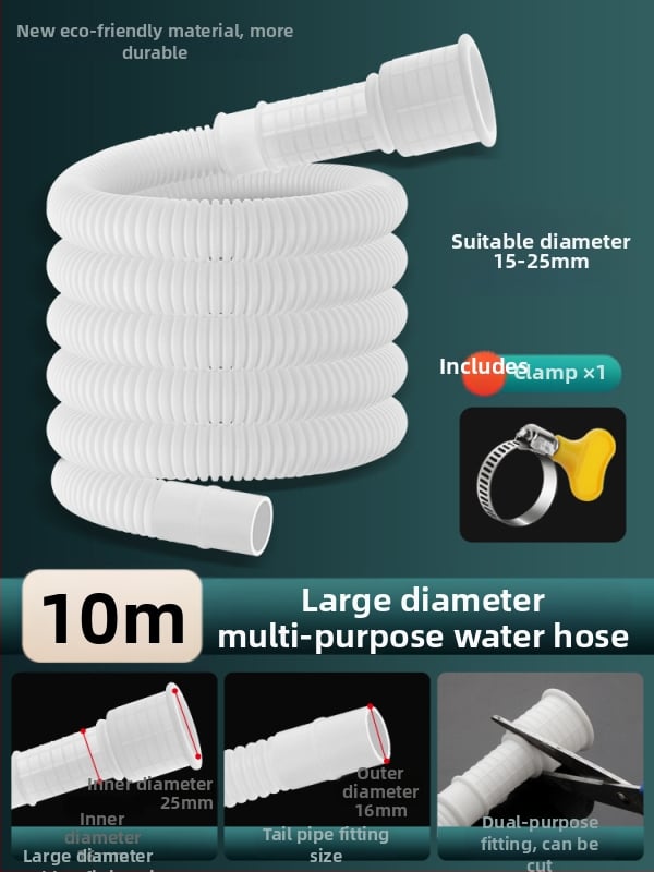 Weifan Țeavă de extindere din ABS pentru apă - furtun de alimentare la robinet și conductă de scurgere pentru aer condiționat, model 02, certificat CE