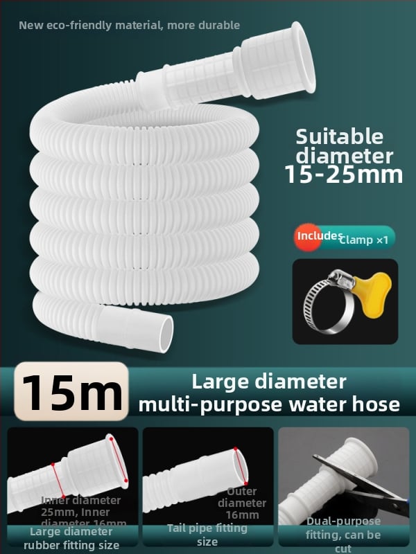 Weifan Țeavă de extindere din ABS pentru apă - furtun de alimentare la robinet și conductă de scurgere pentru aer condiționat, model 02, certificat CE