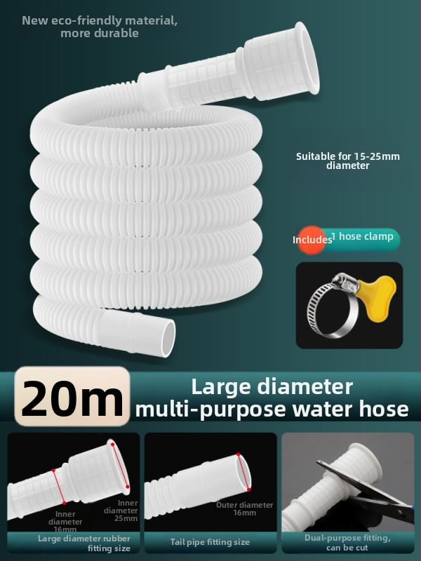 Weifan Țeavă de extindere din ABS pentru apă - furtun de alimentare la robinet și conductă de scurgere pentru aer condiționat, model 02, certificat CE