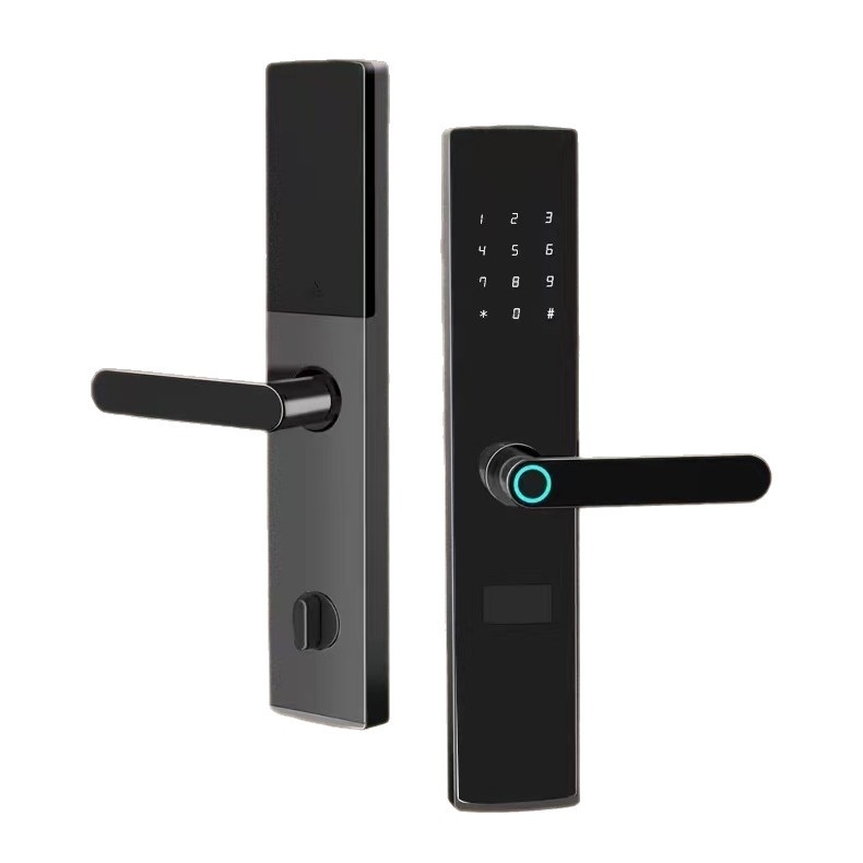 Încuietoare inteligentă pentru ușă cu amprentă și citire de carduri pentru apartamente și hoteluri — Heyi