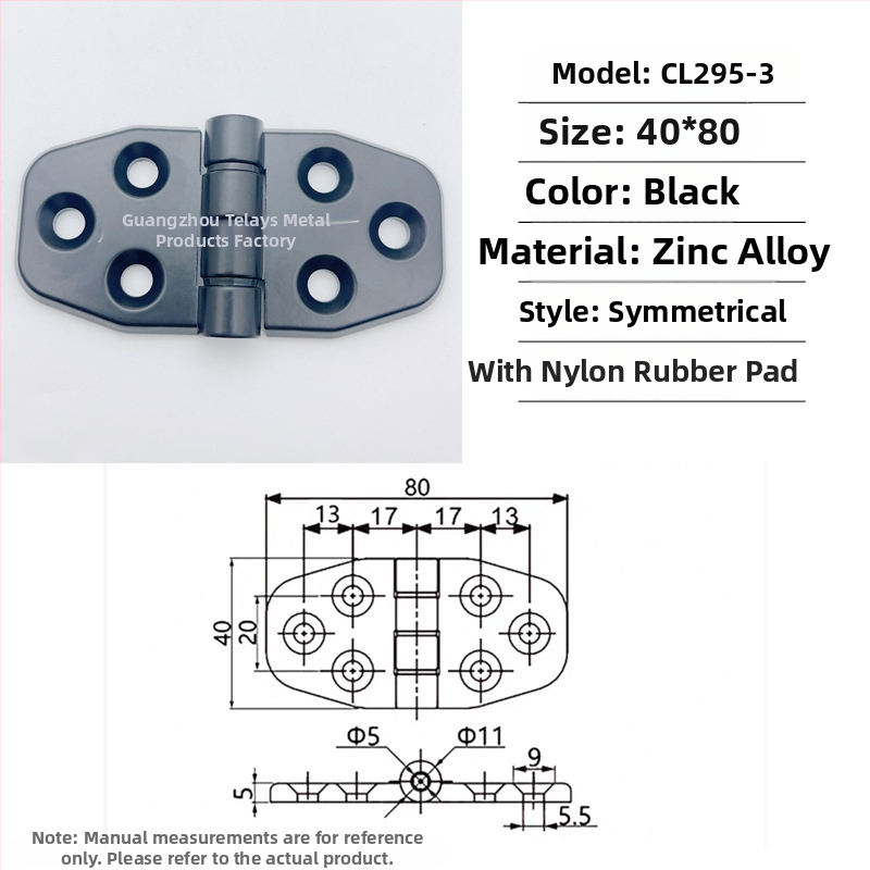 Cl295 pánt cink‑ötvözetből készült elosztó szekrény összehajtható ajtóihoz; általános vastag pánt; felületkezelés: spray festék; márka: Ternis