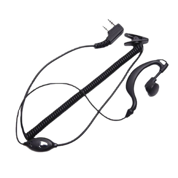 Kábel pre slúchadlo pre interkom s konektorom M alebo K, univerzálny, zakrivený ťahový dizajn, HD zvuk, dosah 5–10 km