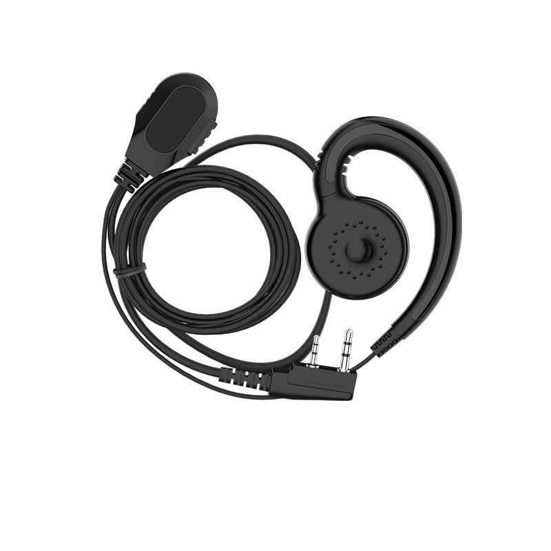 Kábel pre slúchadlo pre interkom s konektorom M alebo K, univerzálny, zakrivený ťahový dizajn, HD zvuk, dosah 5–10 km