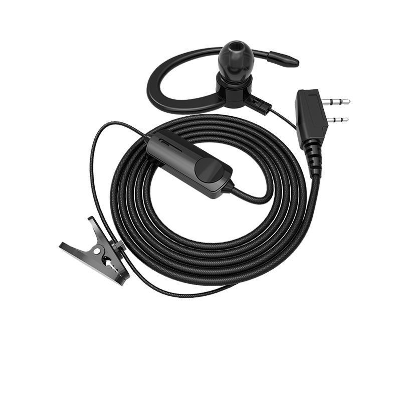 Kábel pre slúchadlo pre interkom s konektorom M alebo K, univerzálny, zakrivený ťahový dizajn, HD zvuk, dosah 5–10 km