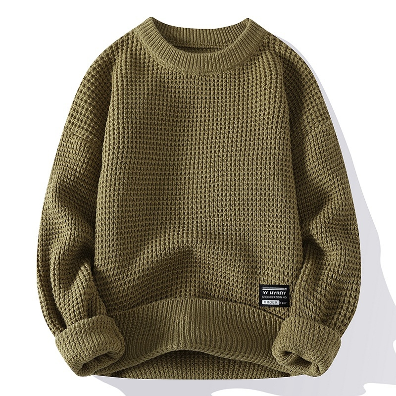 Puls pulover uskog kroja s okruglim izrezom, jacquard uzorak, modal s krznom z zajca, dugi rukavi