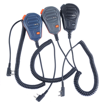 Vodotesný ručný mikrofón pre interkom a megafón (dosah 5–10 km; bez batérie; prachotesný)