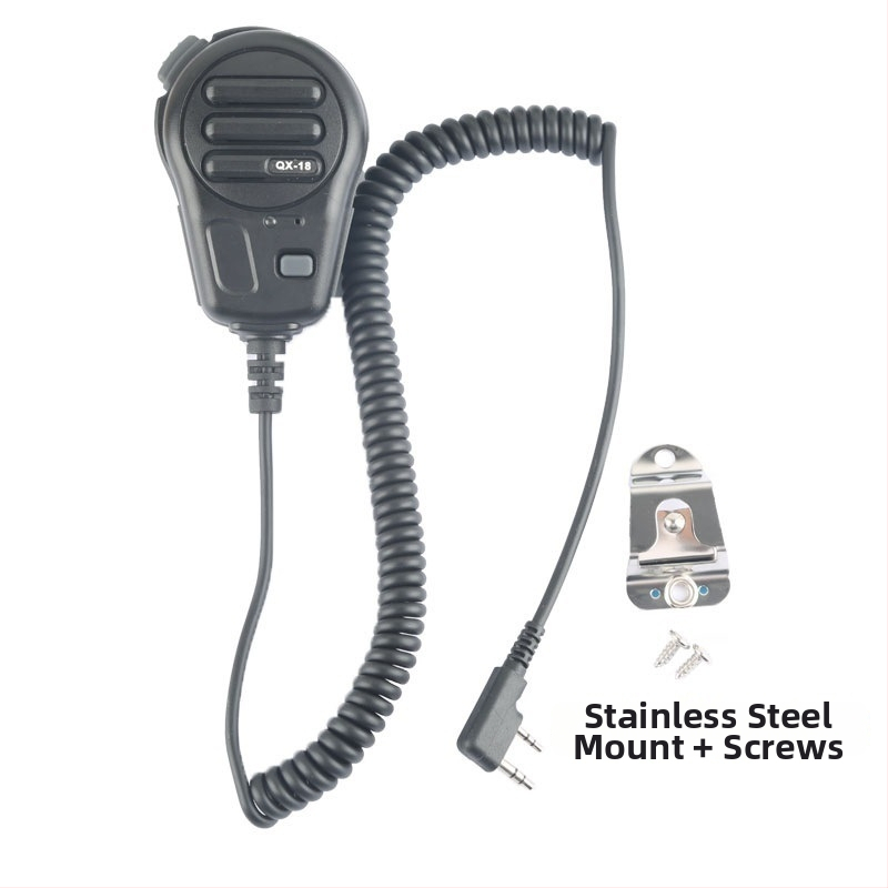 Vodotesný ručný mikrofón pre interkom a megafón (dosah 5–10 km; bez batérie; prachotesný)