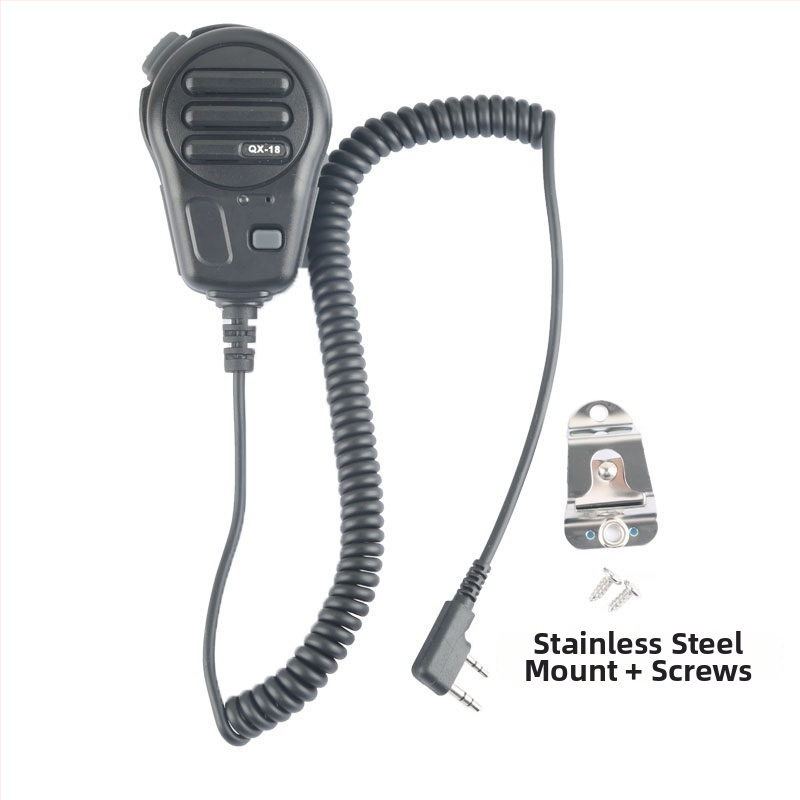 Vodotesný ručný mikrofón pre interkom a megafón (dosah 5–10 km; bez batérie; prachotesný)