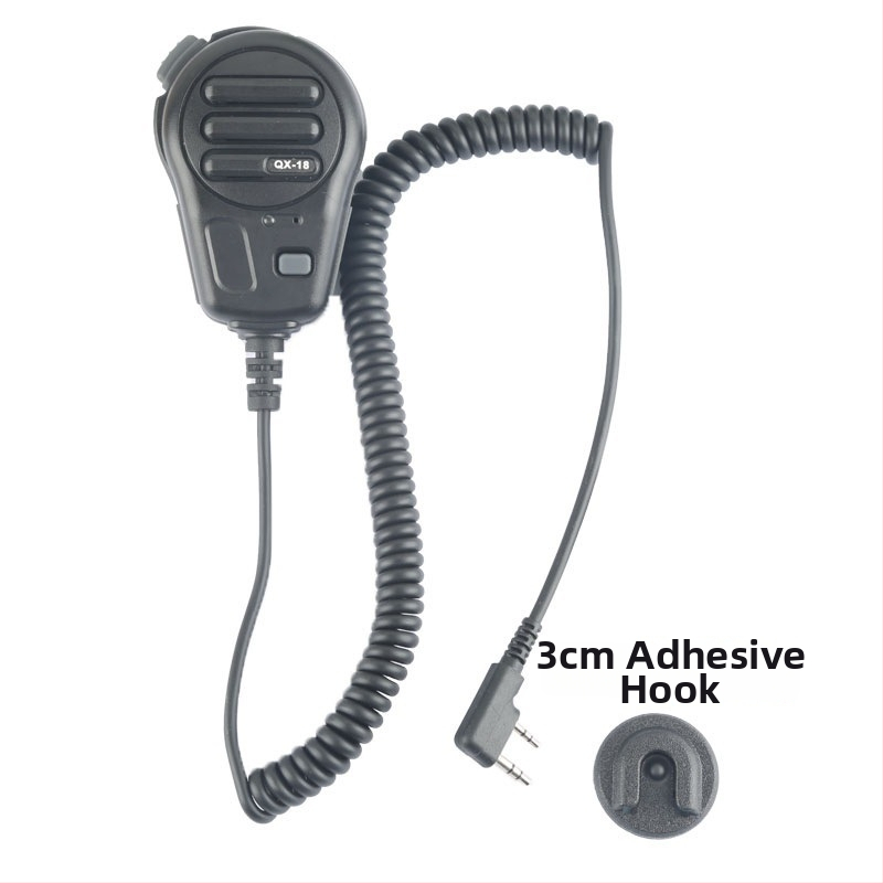 Vodotesný ručný mikrofón pre interkom a megafón (dosah 5–10 km; bez batérie; prachotesný)