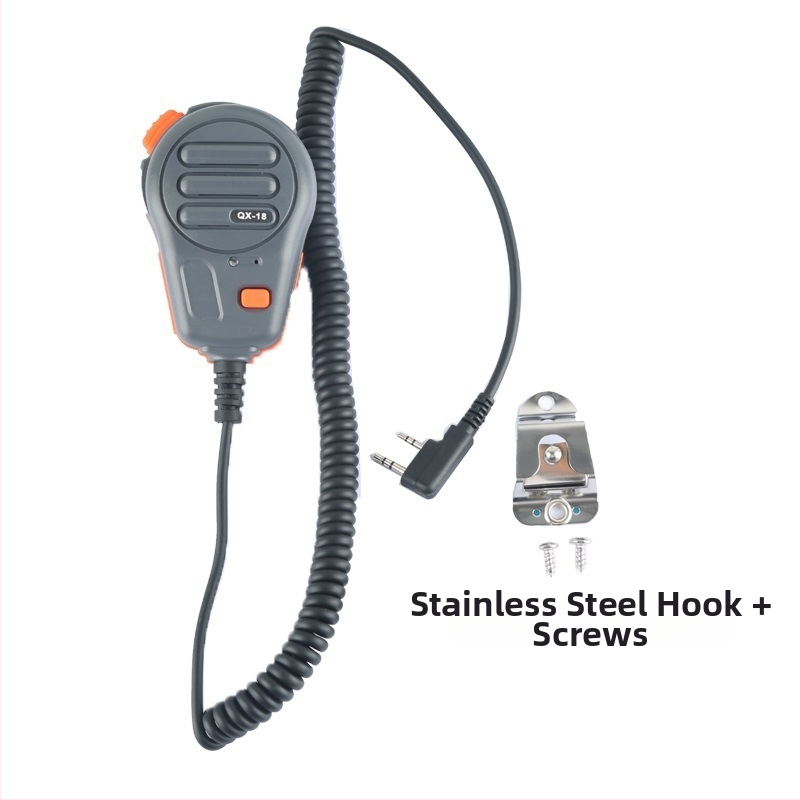 Vodotesný ručný mikrofón pre interkom a megafón (dosah 5–10 km; bez batérie; prachotesný)