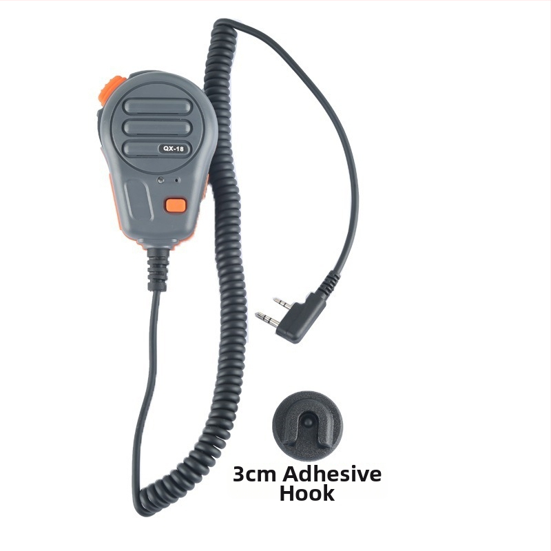 Vodotesný ručný mikrofón pre interkom a megafón (dosah 5–10 km; bez batérie; prachotesný)