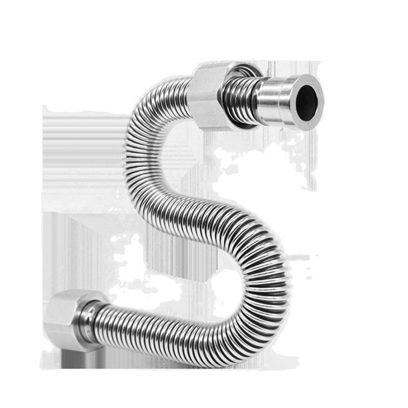 Tub flexibil din oțel inoxidabil 304 pentru intrare/ieșire la boiler, conexiune metalică îngroșată