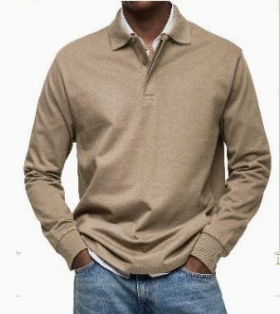 Поло риза, слим фит, къс ръкав, солиден дизайн, дишаща полиестерна материя