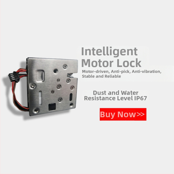 Intelligens zár szekrényekhez (Minta HLD-9314; motoros zár 7–24V; vízálló elektromos zár; rozsdamentes acél zár)
