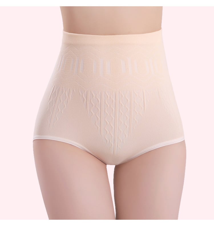 Ženske gaćice s visokim pojasom, bezšivne, prozračne, podizanje bokova i oblikovanje abdomena, ravno tkanje