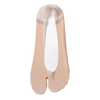 Дамски чорапи със разделен пръст, невидими, памук-найлонова смес, противохлъзгащи, летни