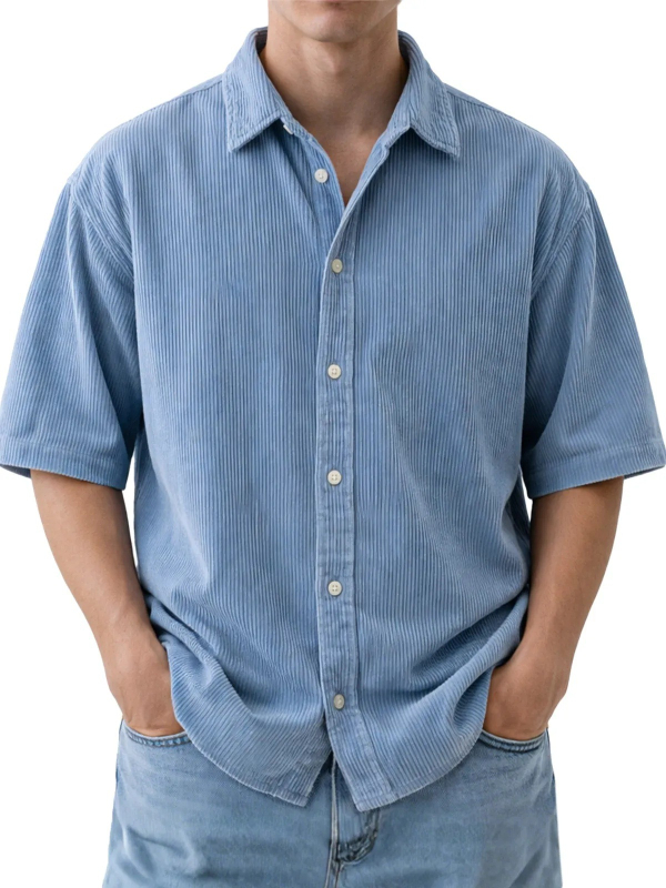 Retro polo majica s turn-down ovratnikom, kratkim rukavima, poliester 91-95%