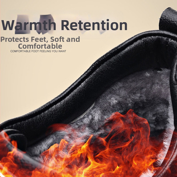 Férfi téli papucs: első réteg tehénbőrből készült felső, fleece bélés, vastag gumitalp