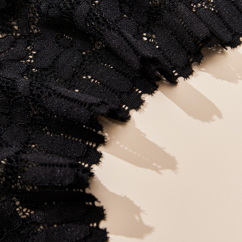 Női csipkés magas derekú alsónemű, varrat nélküli, lélegző, virágmintás, pamut belső rész