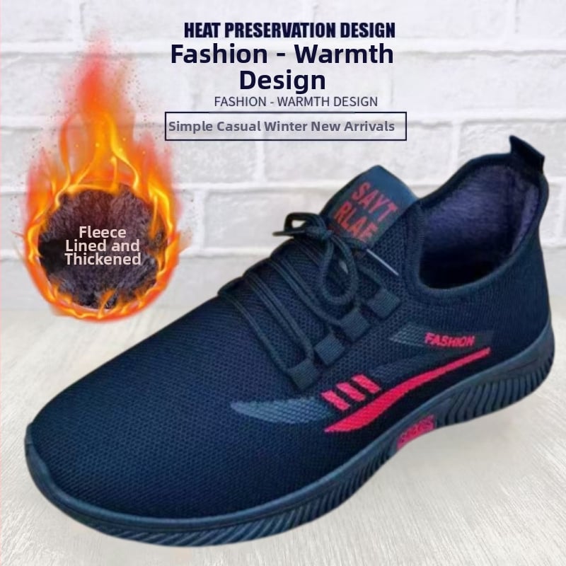 Férfi téli papucs hálós felsőrésszel, elöl kötőzárral, műanyag talppal, kerek orr