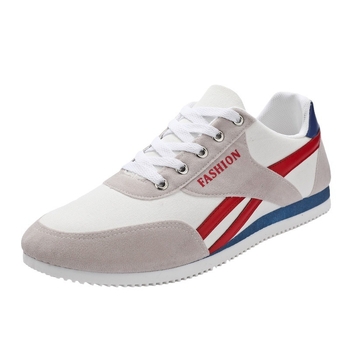 Pantofi sport bărbați din plasă respirantă, talie joasă, vârf rotund, șireturi, pentru vară