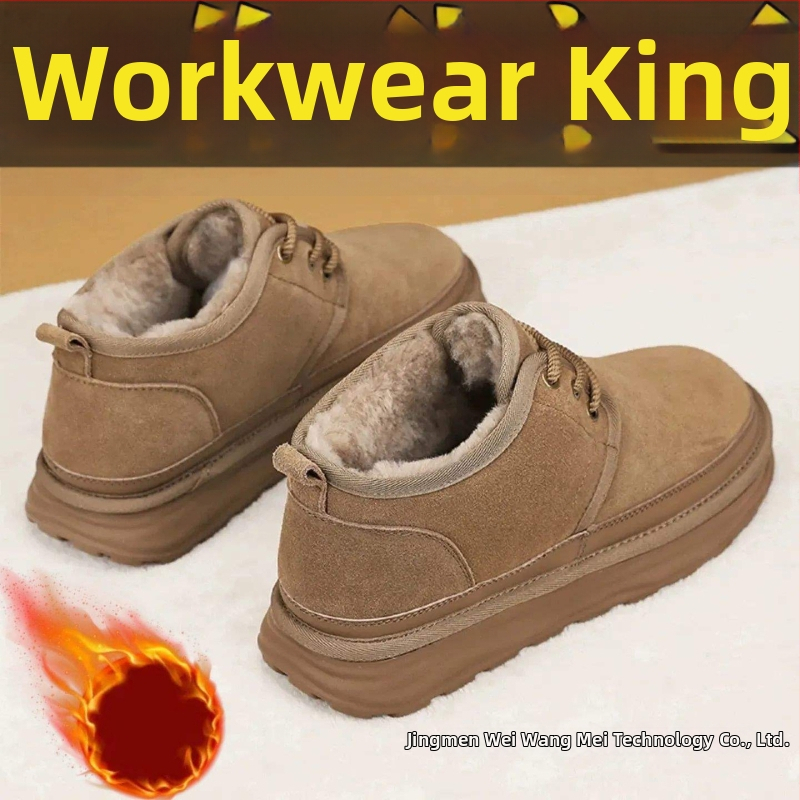 Kényelmes téli csizma mikroszálas felsőrésszel, középmagas szárig (20–28 cm), meleg mű plüss bélés, csúszásmentes gumitalp