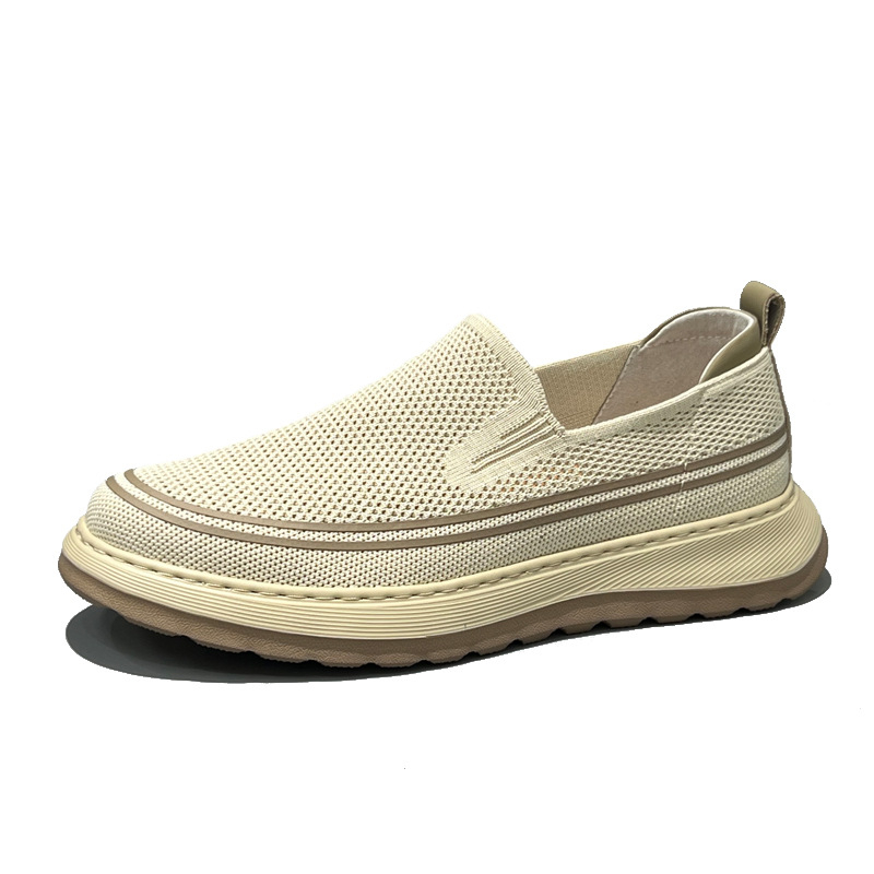 Pantofi sport pentru bărbați din plasă, Slip-On, talpă ușoară din spumă, design lejer