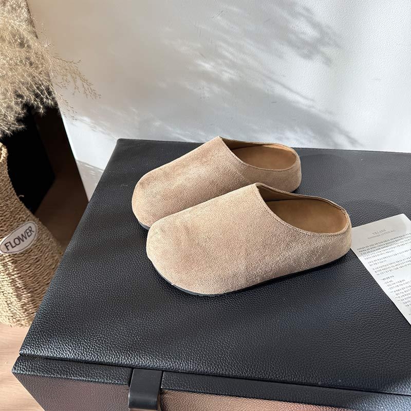 Ženske tenisice u vintage veluru s okruglim vrhom, slip-on dizajn, debela gumena podloga i ugrađeni povećanje visine