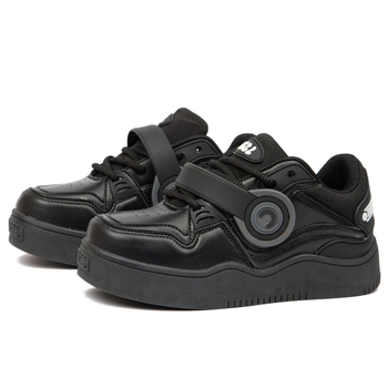 Pantofi sport platformă unisex, talpă groasă, vârf rotund, piele sintetică