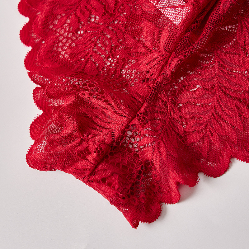 Dámske čipkové boxerky | Pletený nylon, 90–95% nylonu, Rozkrok z bavlny, Dýchajúce, Rýchloschnúce, Stredný pás