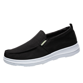 Muške slip-on cipele za vožnju, prozračni gornji dio od rastezljive tkanine, lagana PU potplata, protuklizna, latex ulošak