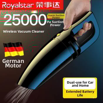 Aspirator auto mini – umed și uscat, aspirație 9000 Pa, 12 V, 120 W, cablu 450 cm