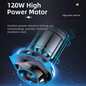 Aspirator auto mini – umed și uscat, aspirație 9000 Pa, 12 V, 120 W, cablu 450 cm