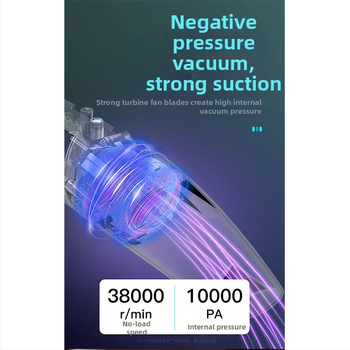 Aspirator auto mini – umed și uscat, aspirație 9000 Pa, 12 V, 120 W, cablu 450 cm