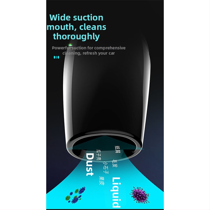 Mini vysávač do auta – mokré a suché použitie, sacia sila 9000 Pa, 12 V, 120 W, kábel 450 cm