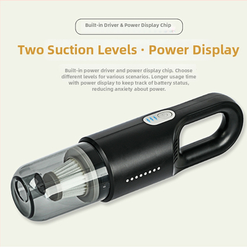 Aspirator fără fir pentru mașină și casă – 110W, aspirație 7500 Pa, 7,4/11,1 V, autonomie baterie 35 minute